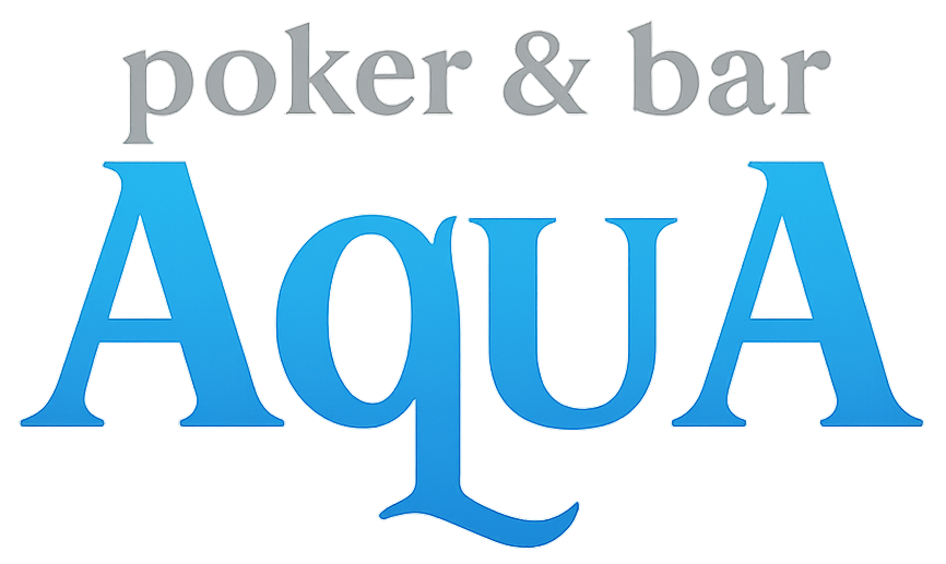 poker & bar AquA ロゴ